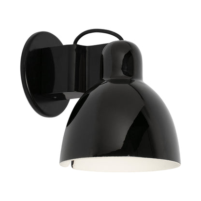 Venice Wall Light in Gloss Black.