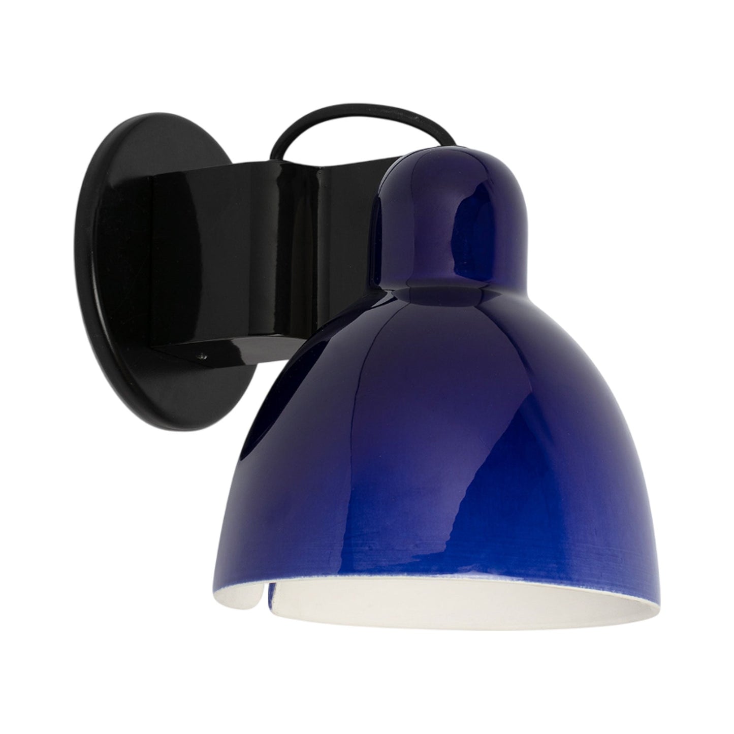 Venice Wall Light in Gloss Blue.