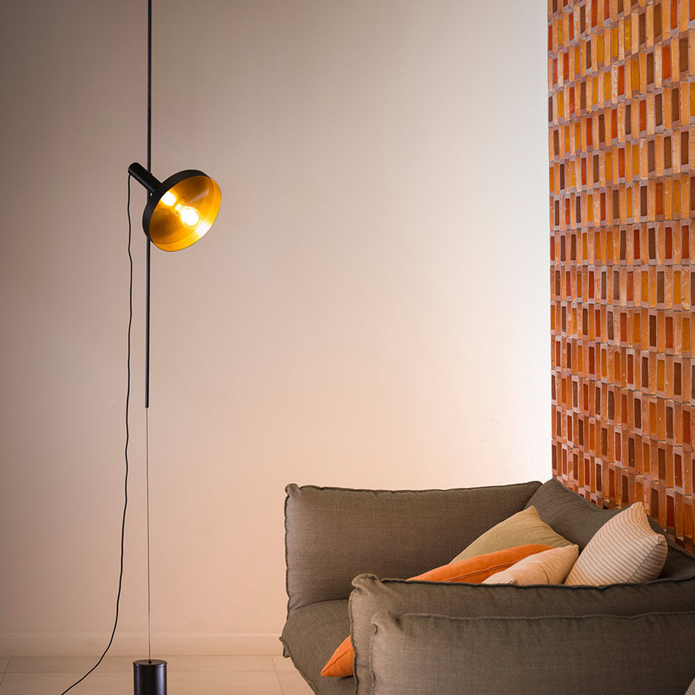Whizz Pendant Floor Lamp in living room.