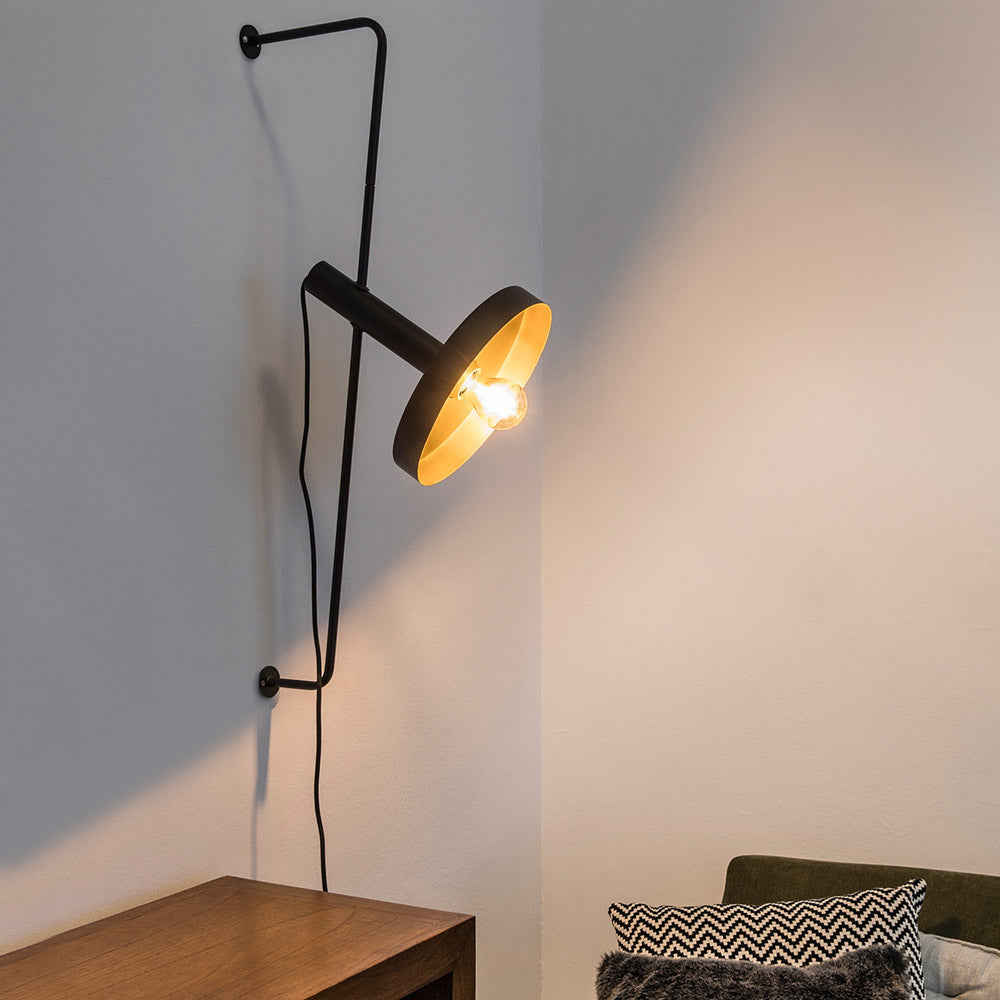 Whizz Wall Light in living room.