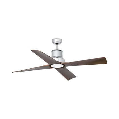Winche Ceiling Fan in Chrome/Brown (Not Included).