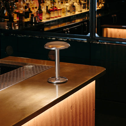 Gustave LED Table Lamp in restaurant.