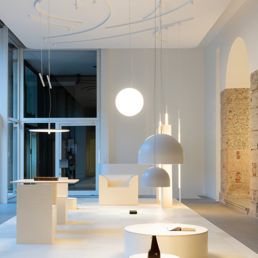 My Lines LED Pendant Light in showroom.