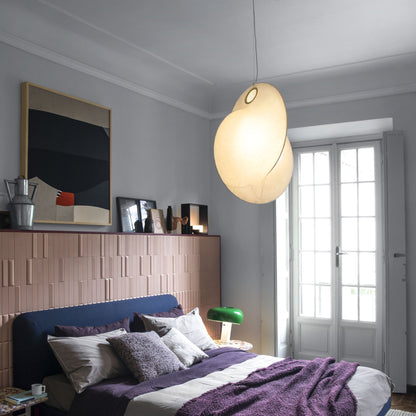 Overlap Pendant Light In bedroom.
