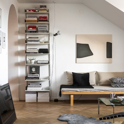 Parentesi Floor Lamp in living room.