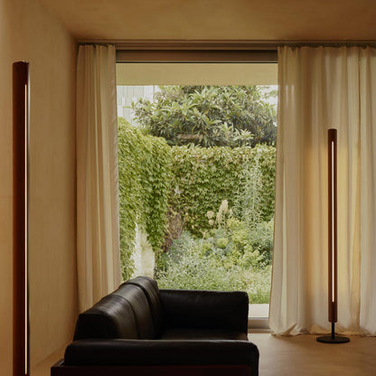 Seki-Han Floor Lamp in living room.