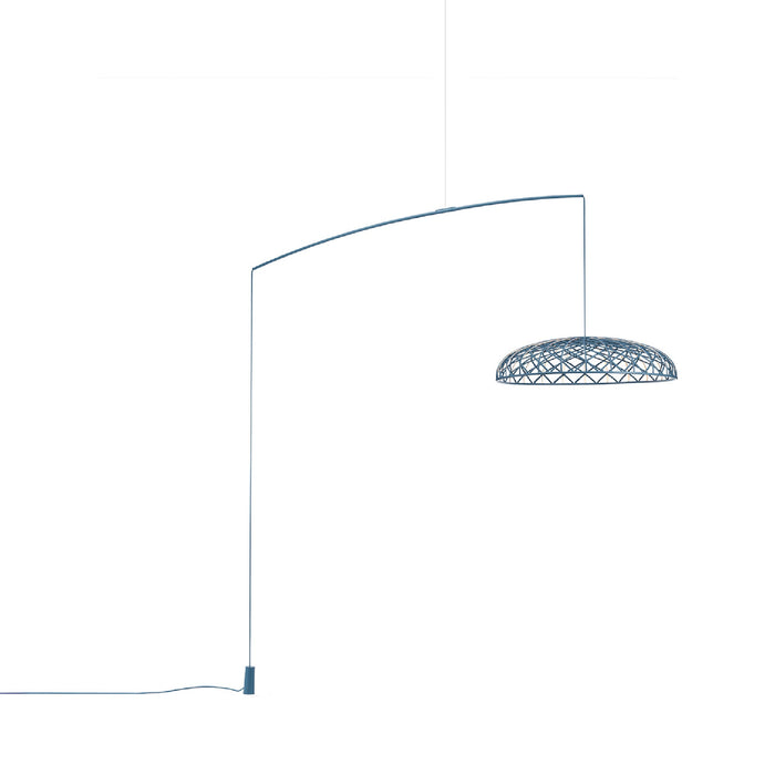 Skynest Motion LED Floor Lamp in Blue Tourmaline.