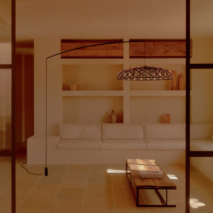 Skynest Motion LED Floor Lamp in living room.
