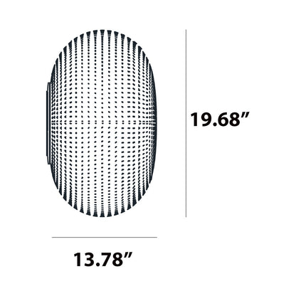 Bianca Ceiling / Wall Light - line drawing.