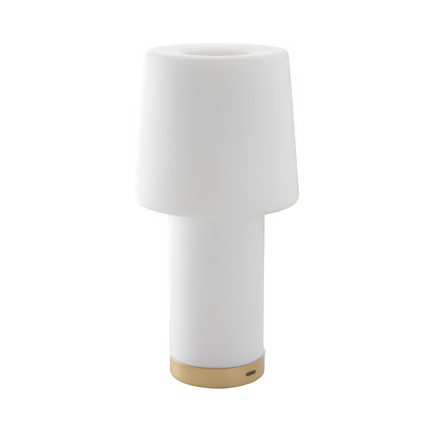 Cameo LED Rechargeable Table Lamp in Gold.