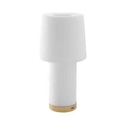 Cameo LED Rechargeable Table Lamp in Gold.