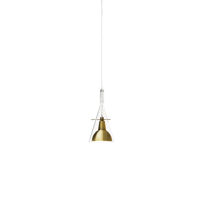 Flute Pendant Light in Brass (Small).