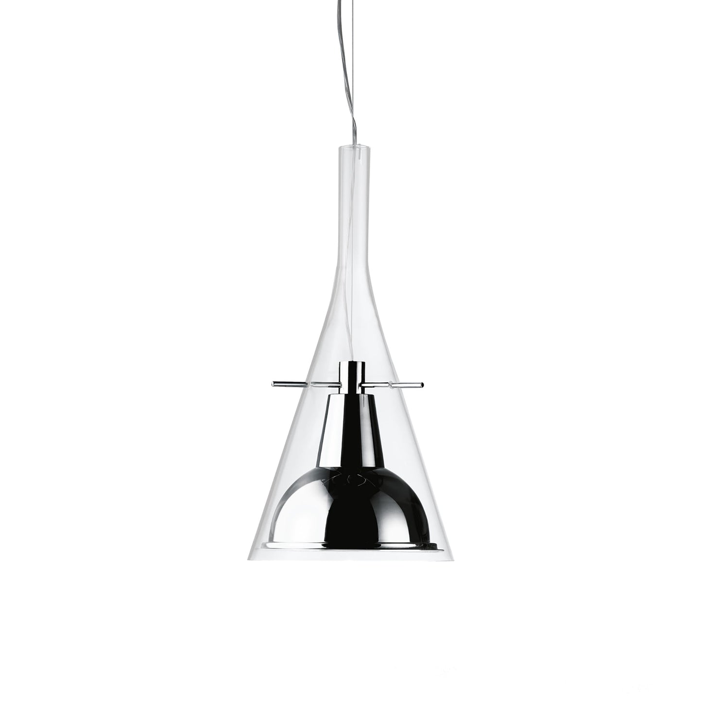 Flute Pendant Light in Chrome (XX Large).