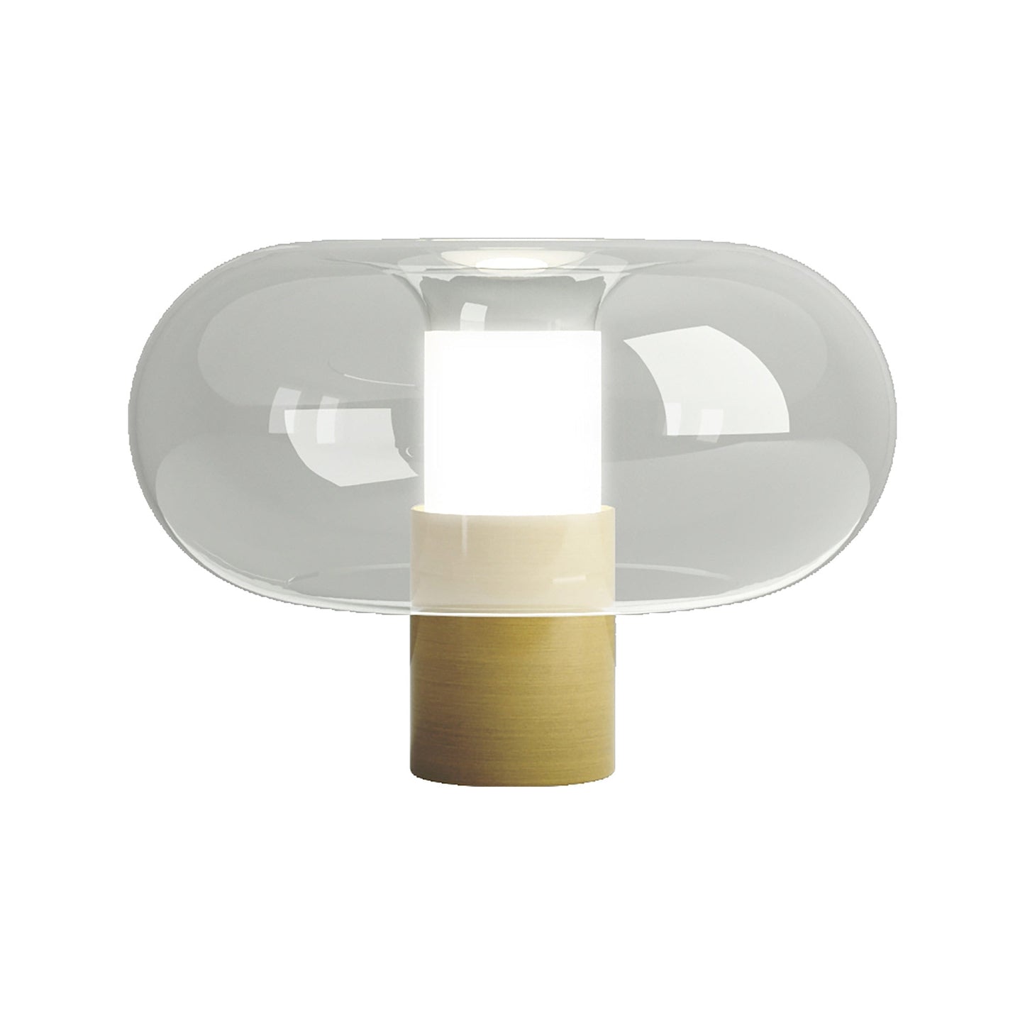 Fontanella Table Lamp in Brass (Medium).