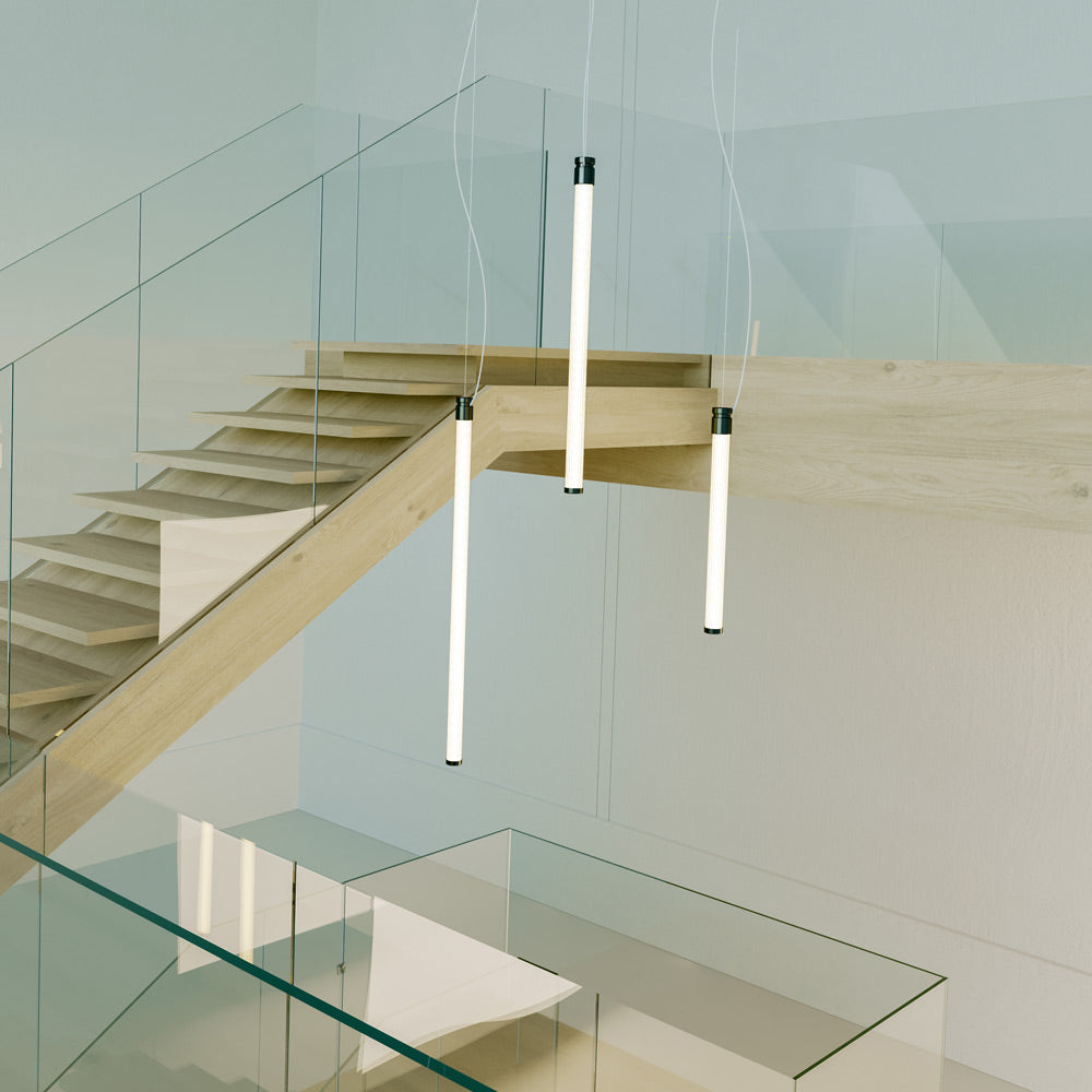 Oort LED Pendant Light in stairway.
