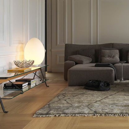 Uovo Table Lamp in living room.