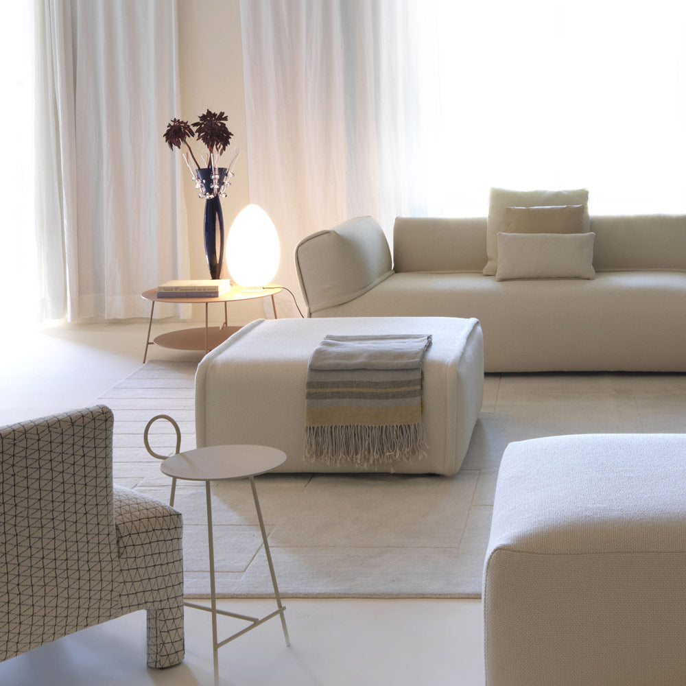 Uovo Table Lamp in living room.