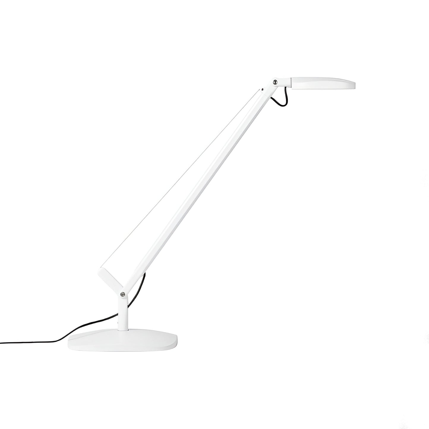 Volee LED Table Lamp in White.