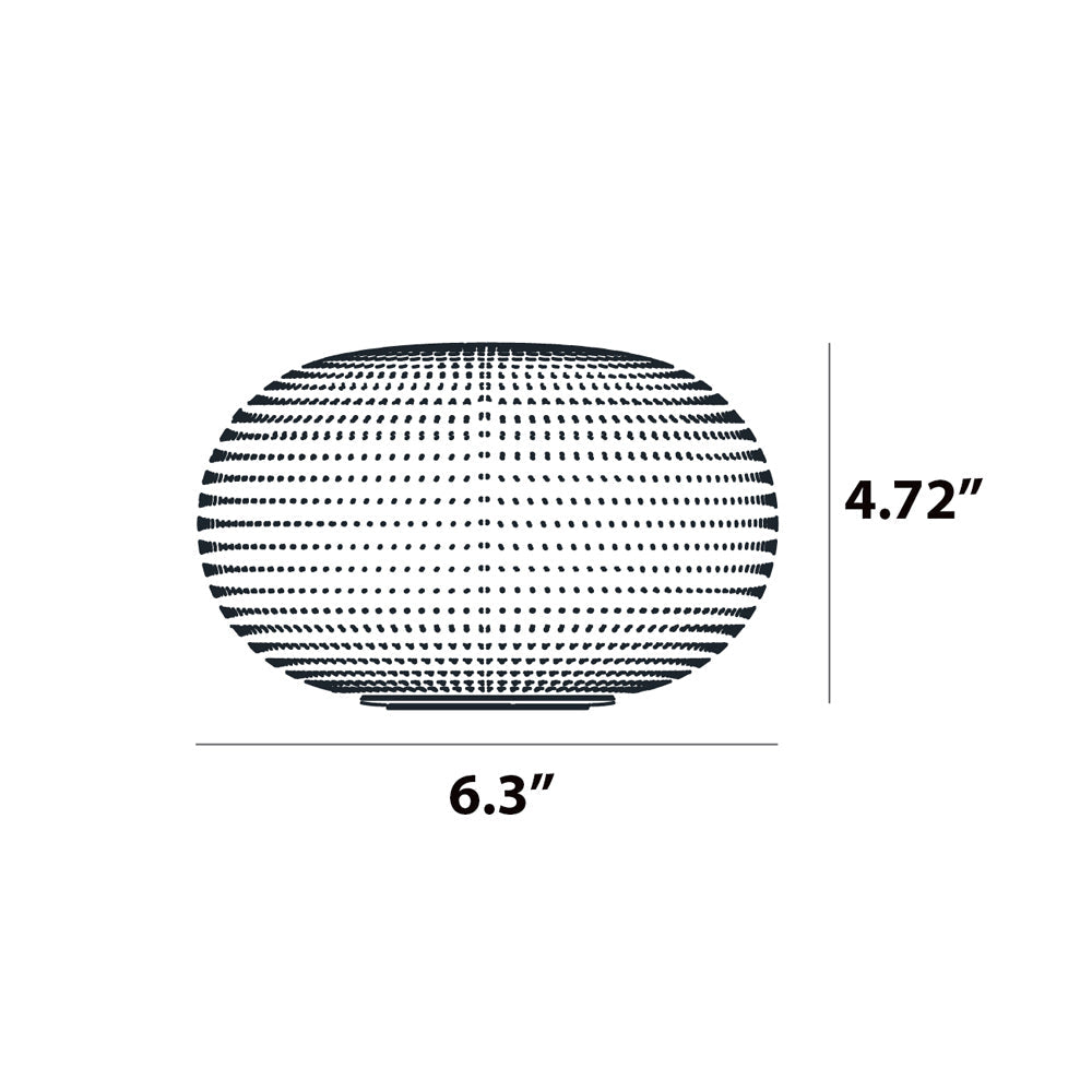Bianca Table Lamp - line drawing.