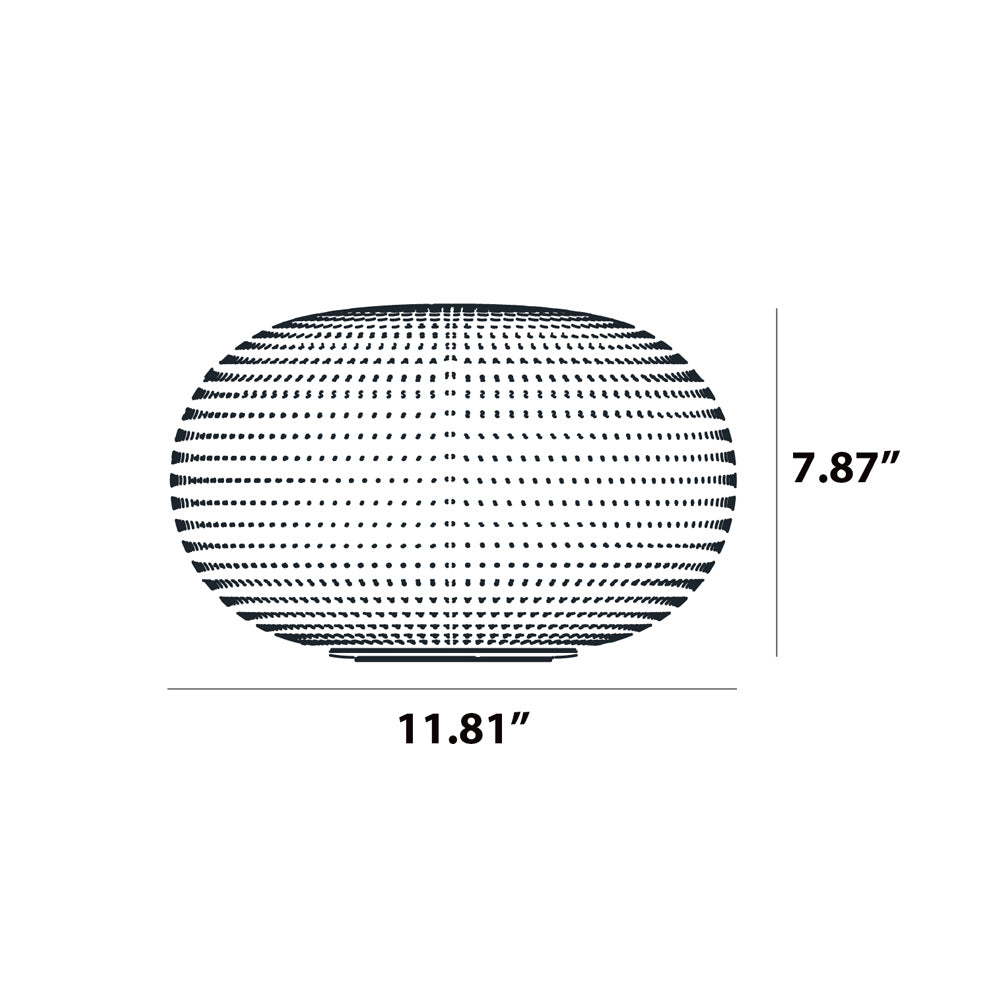 Bianca Table Lamp - line drawing.