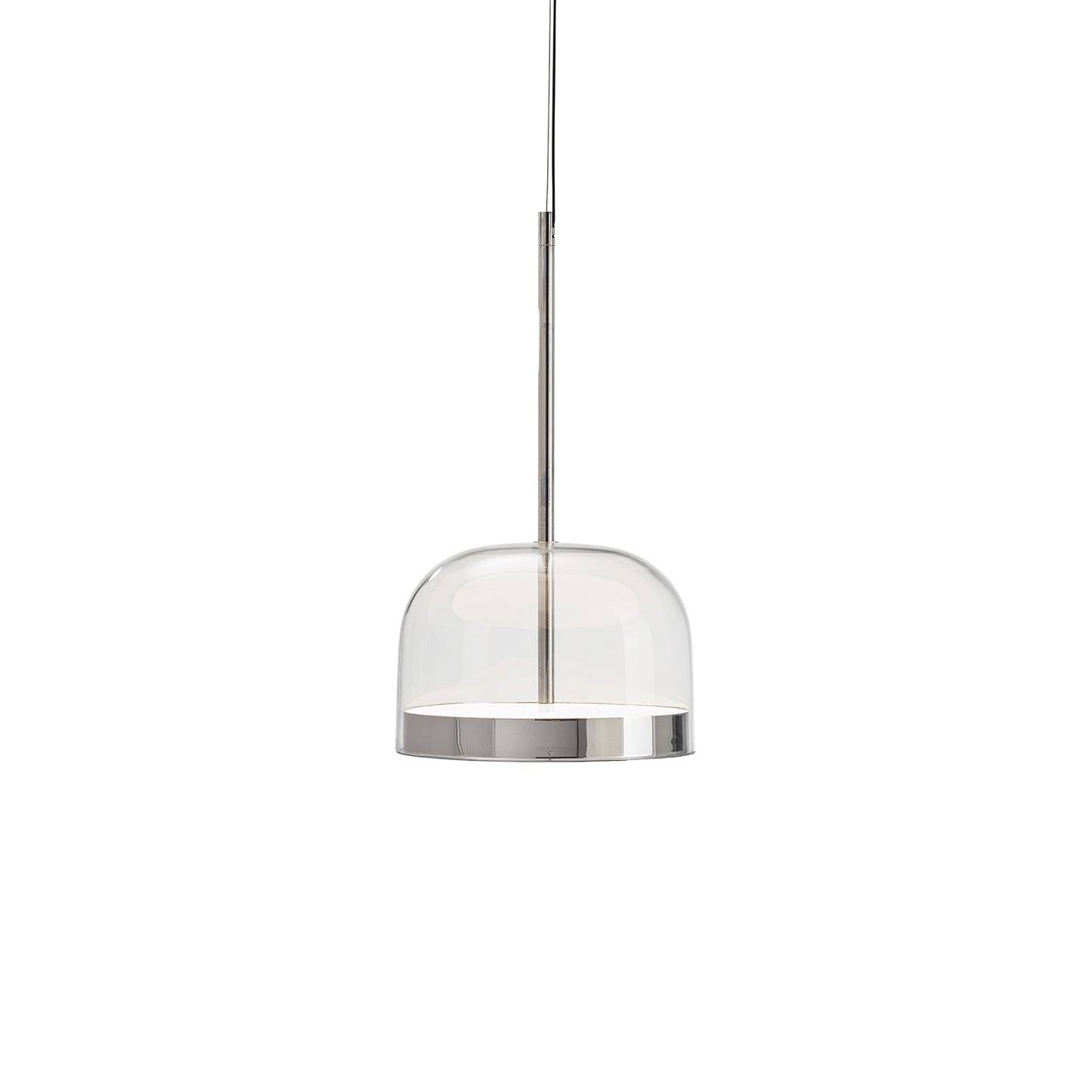Equatore LED Pendant Light in Chrome (Medium).