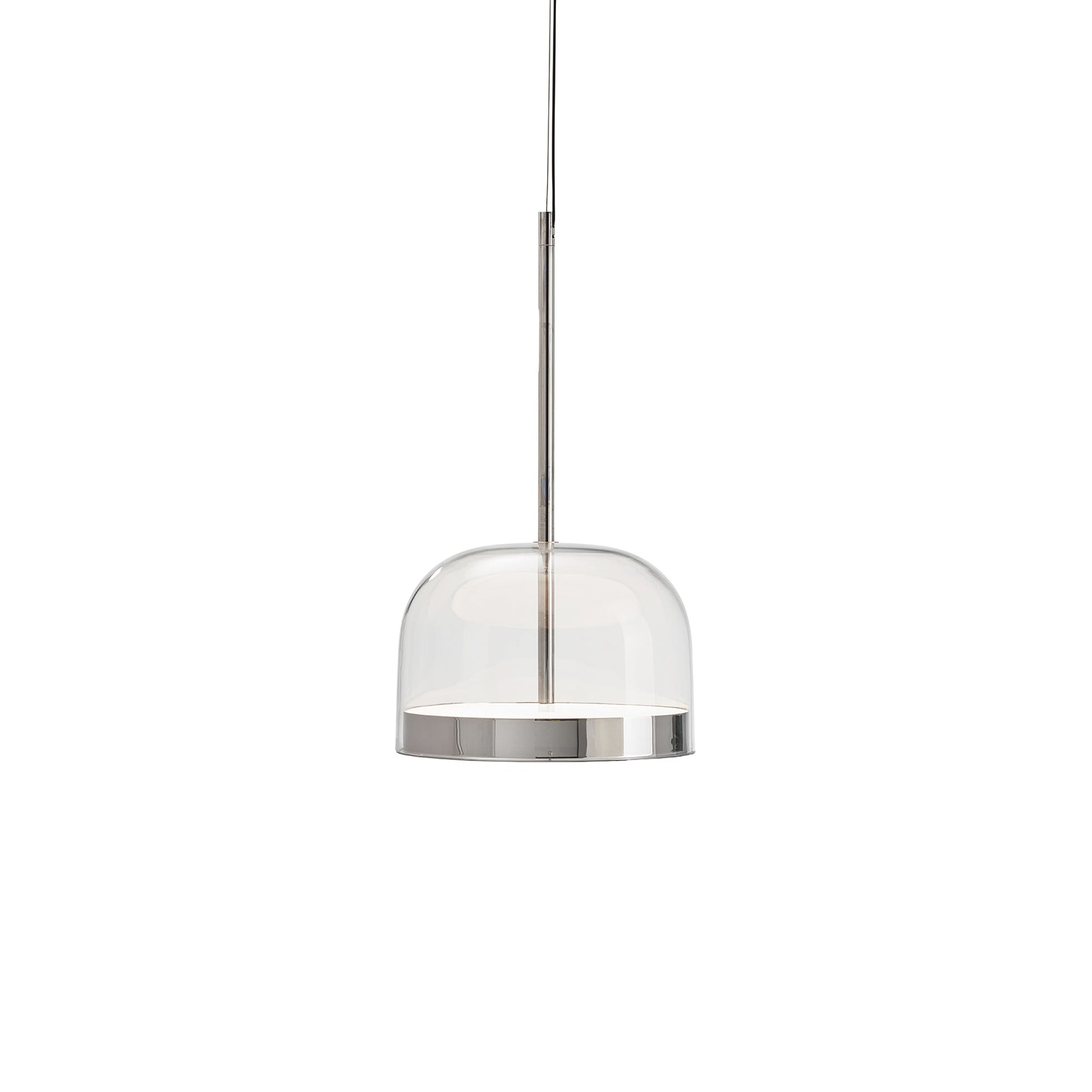 Equatore LED Pendant Light in Chrome (Medium).