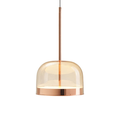 Equatore LED Pendant Light in Glossy Copper (Large).