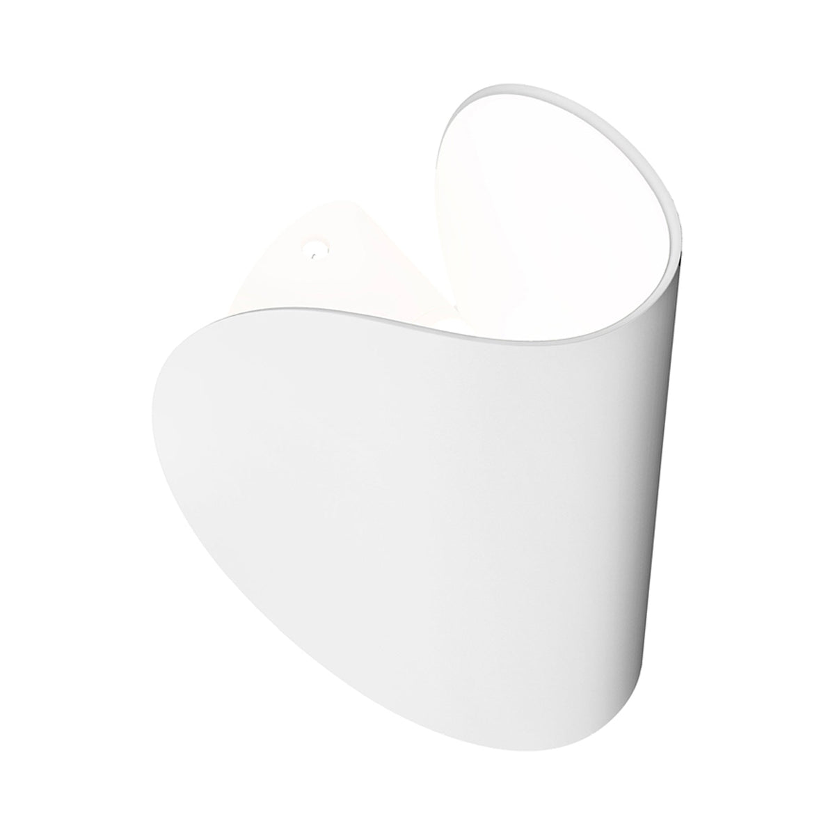 IO LED Wall Light in White.