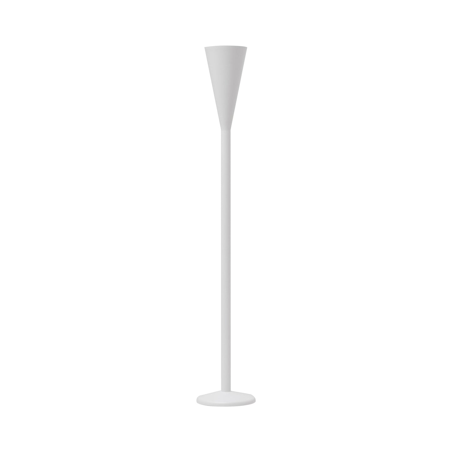 Luminator LED Floor Lamp in White.
