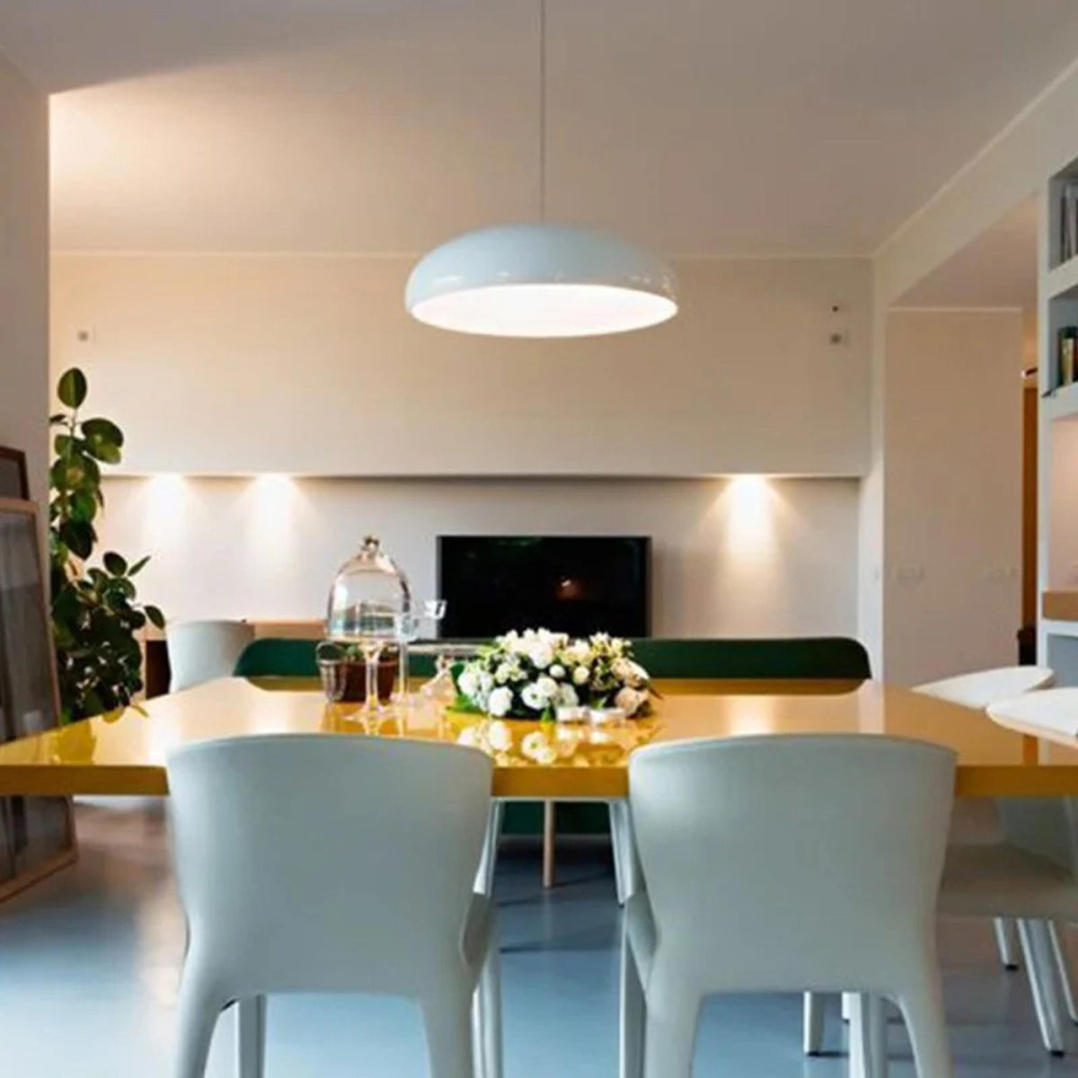 Pangen Pendant Light in dining room.