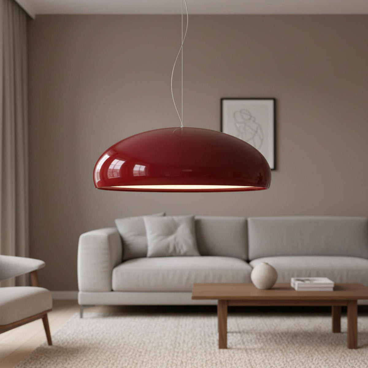 Pangen Pendant Light in living room.