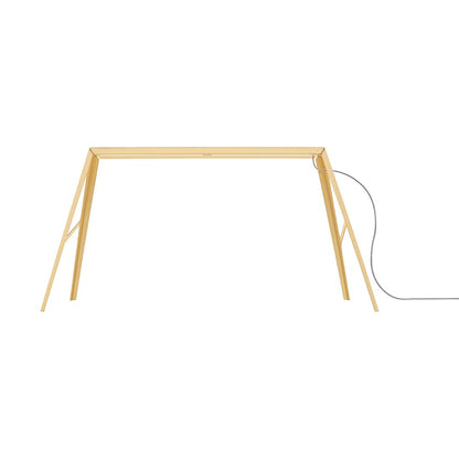 Bridge LED Table Lamp in Brass (19.25-Inch).