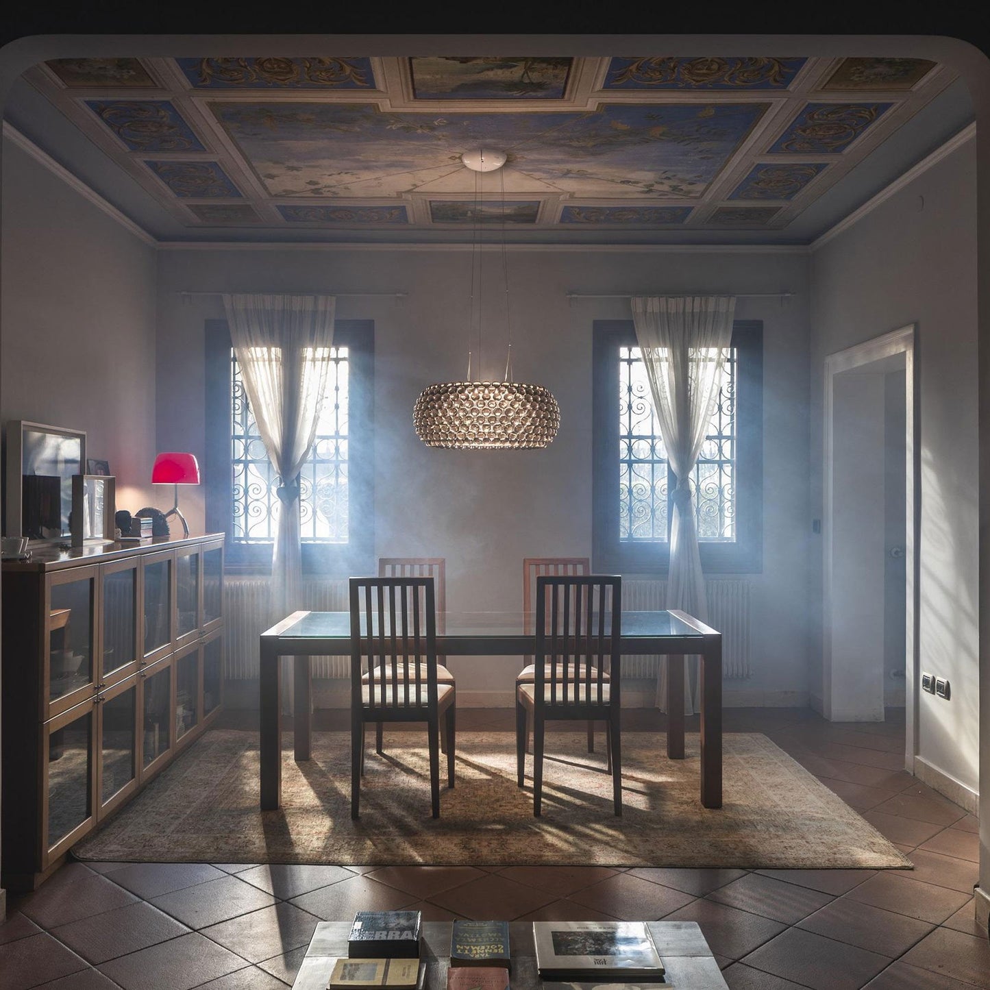 Caboche Plus Pendant Light in dining room.