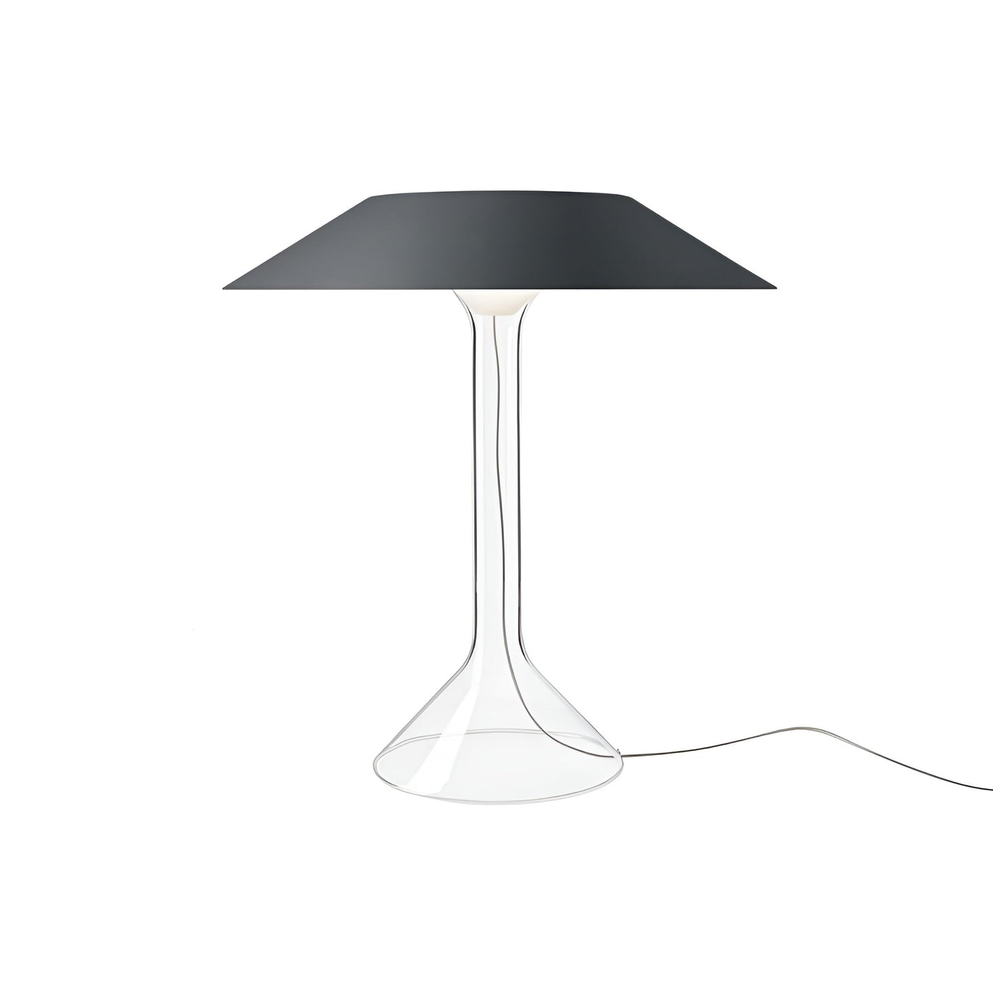 Chapeaux Metallo LED Table Lamp in Grey.