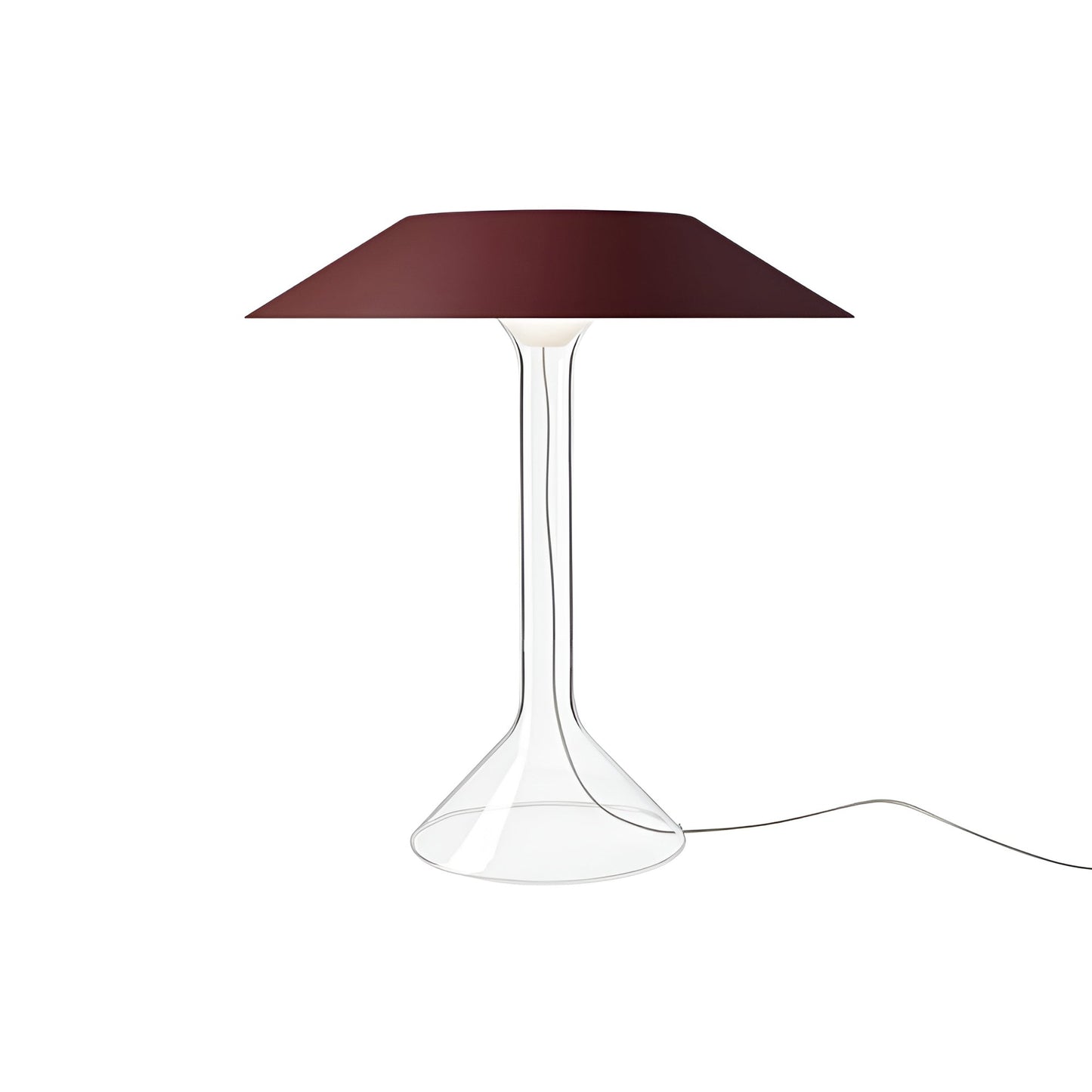 Chapeaux Metallo LED Table Lamp in Red.