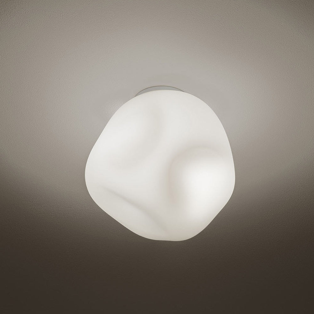 Hoba Flush Mount Ceiling Light in Detail.