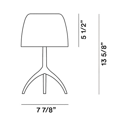 Lumiere Nuances Table Lamp - line drawing.