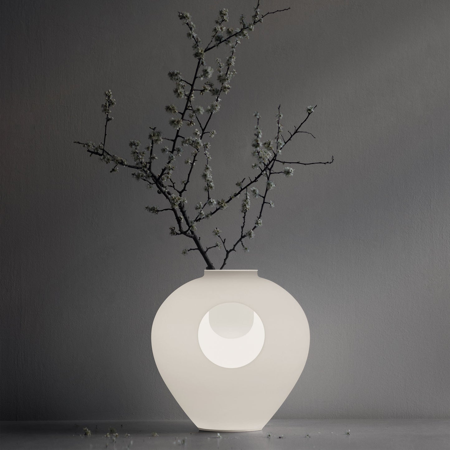 Madre LED Table Lamp in exhibition.