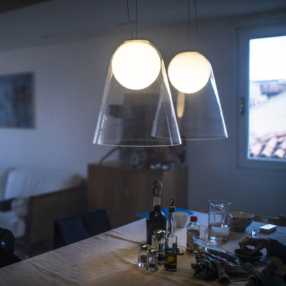 Satellight Pendant Light in living room.