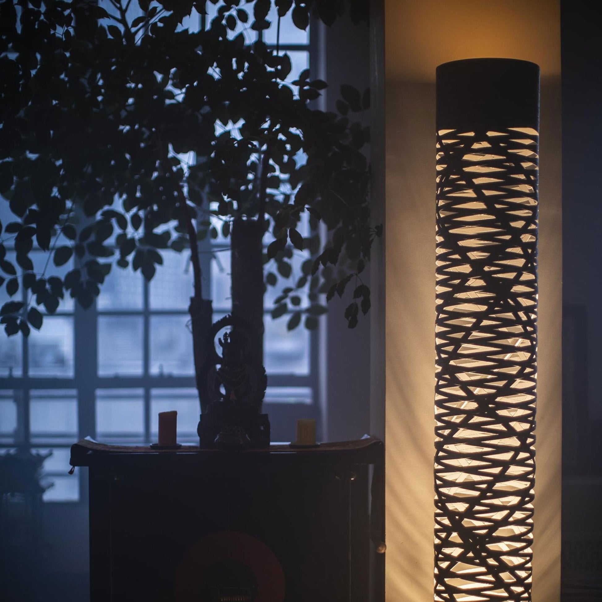 Tress Floor Lamp in living room.