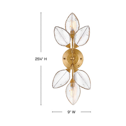 Amira Wall Light - line drawing.