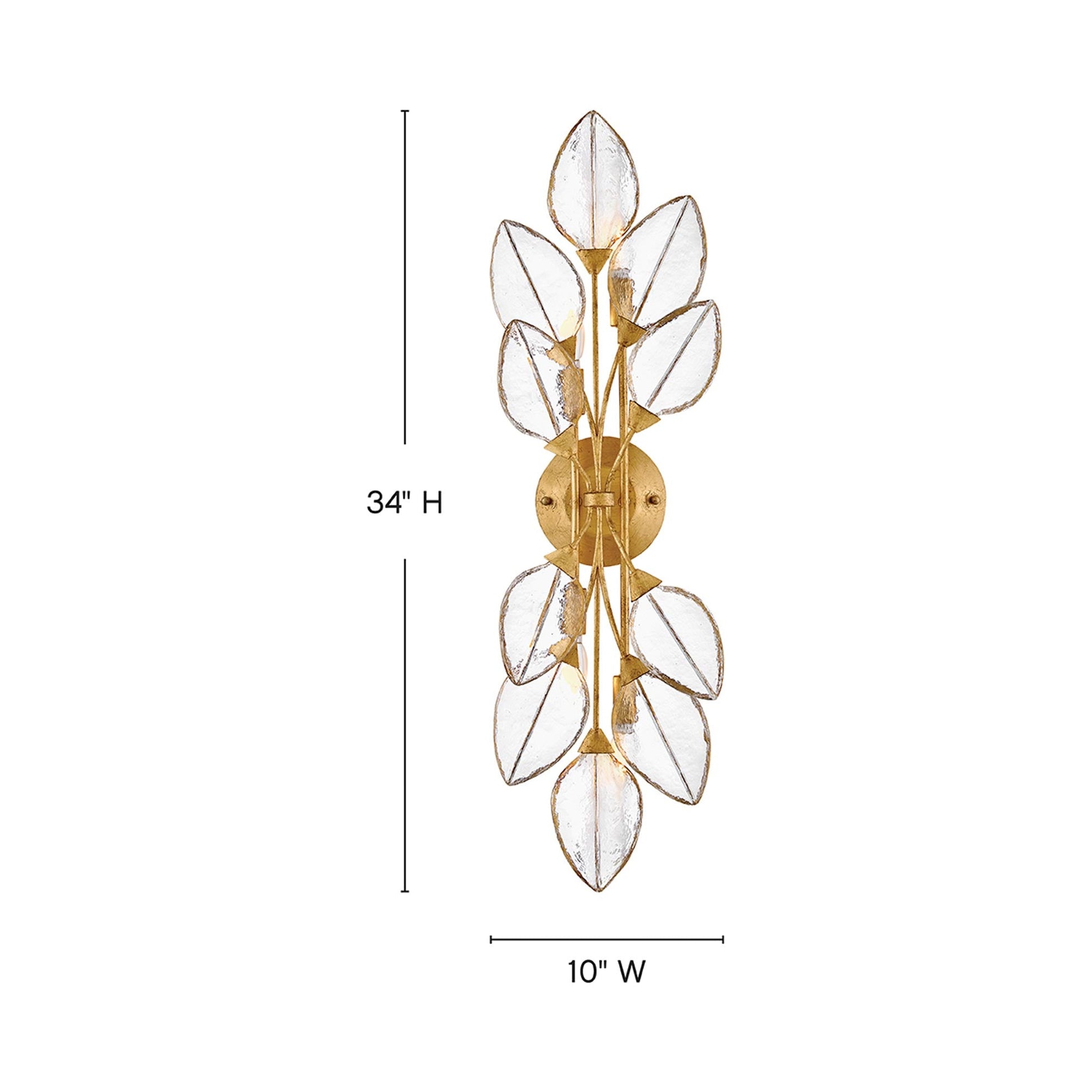Amira Wall Light - line drawing.