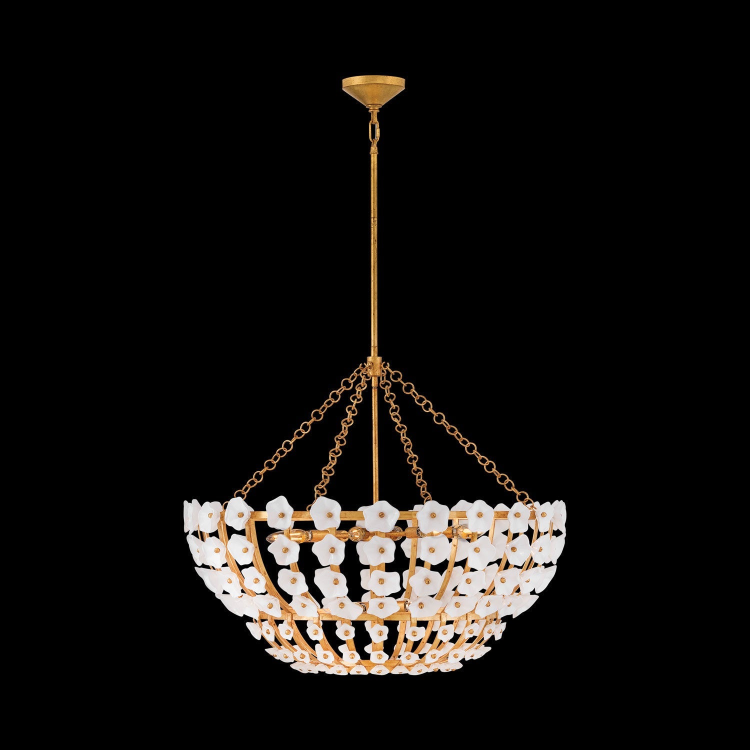 Azalea Chandelier in Detail.