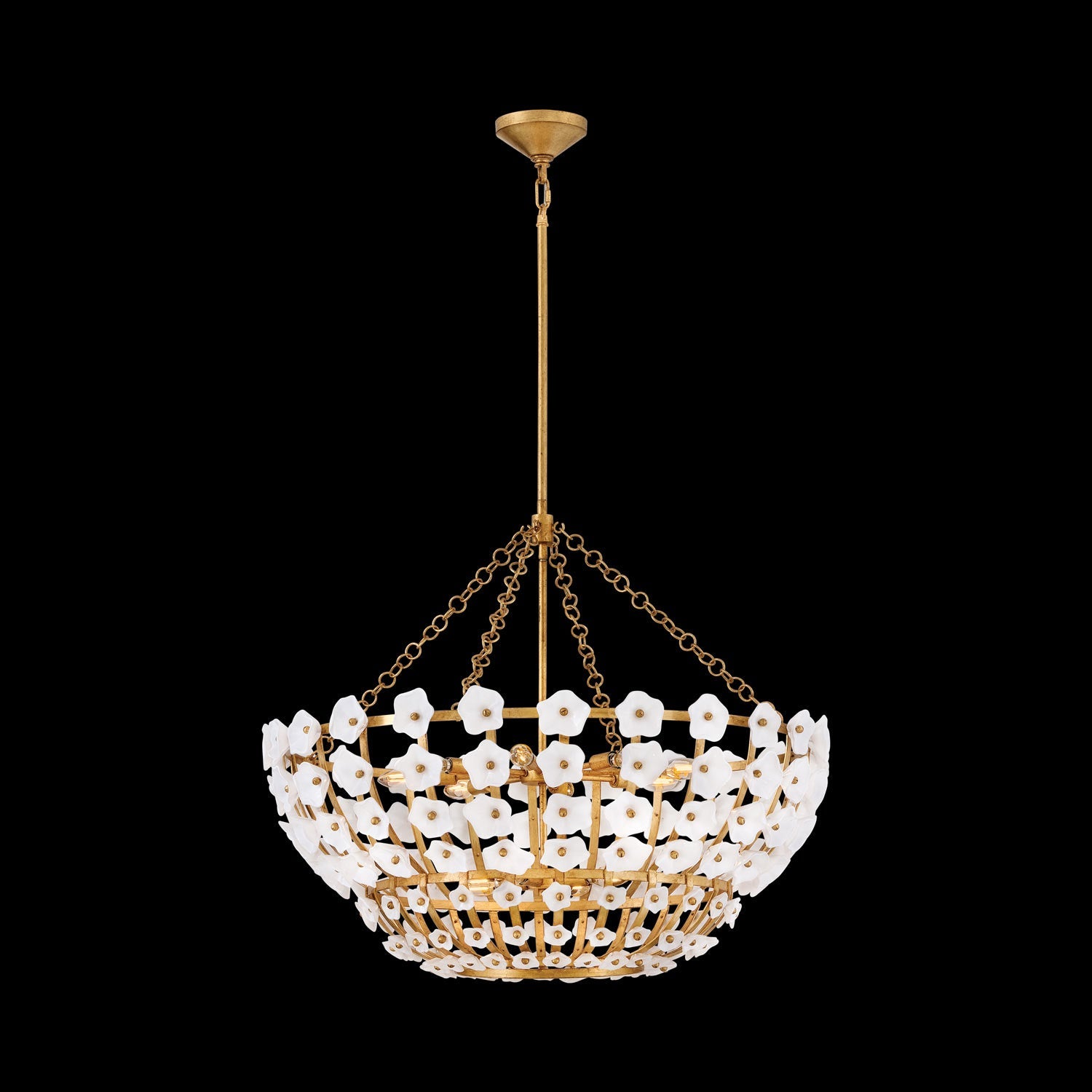 Azalea Chandelier in Detail.
