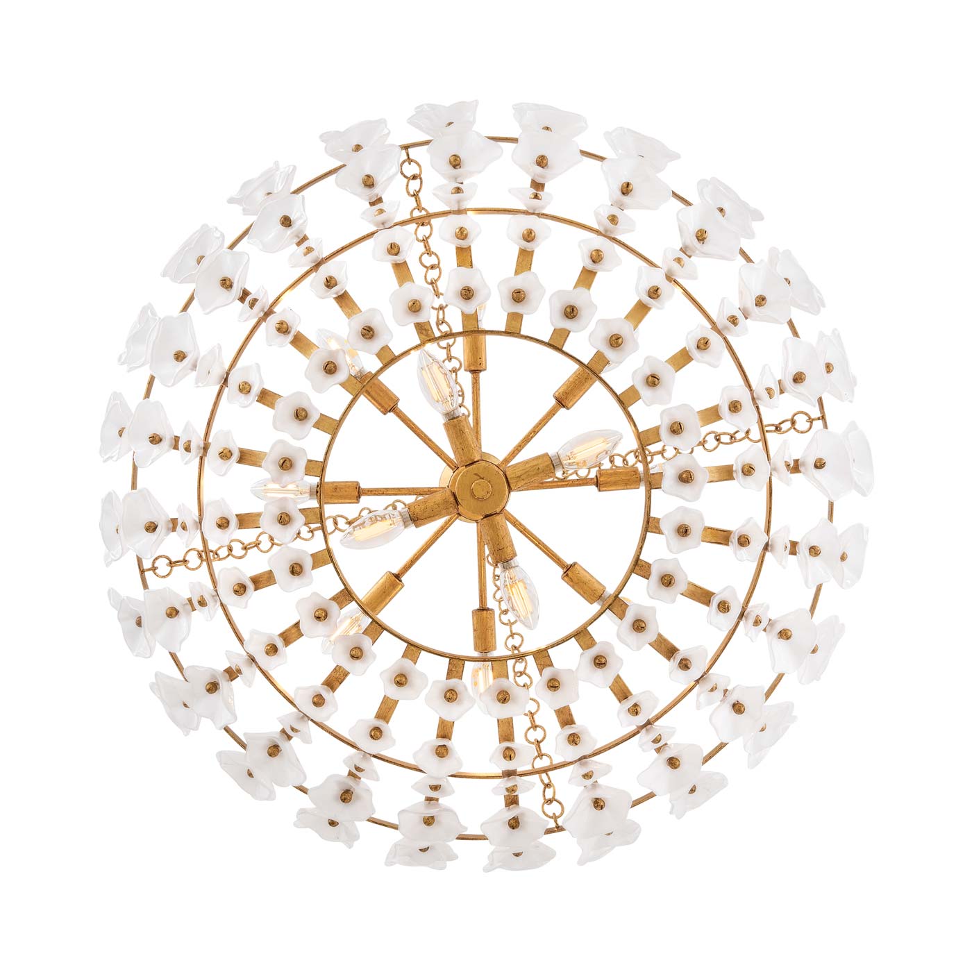 Azalea Chandelier in Detail.