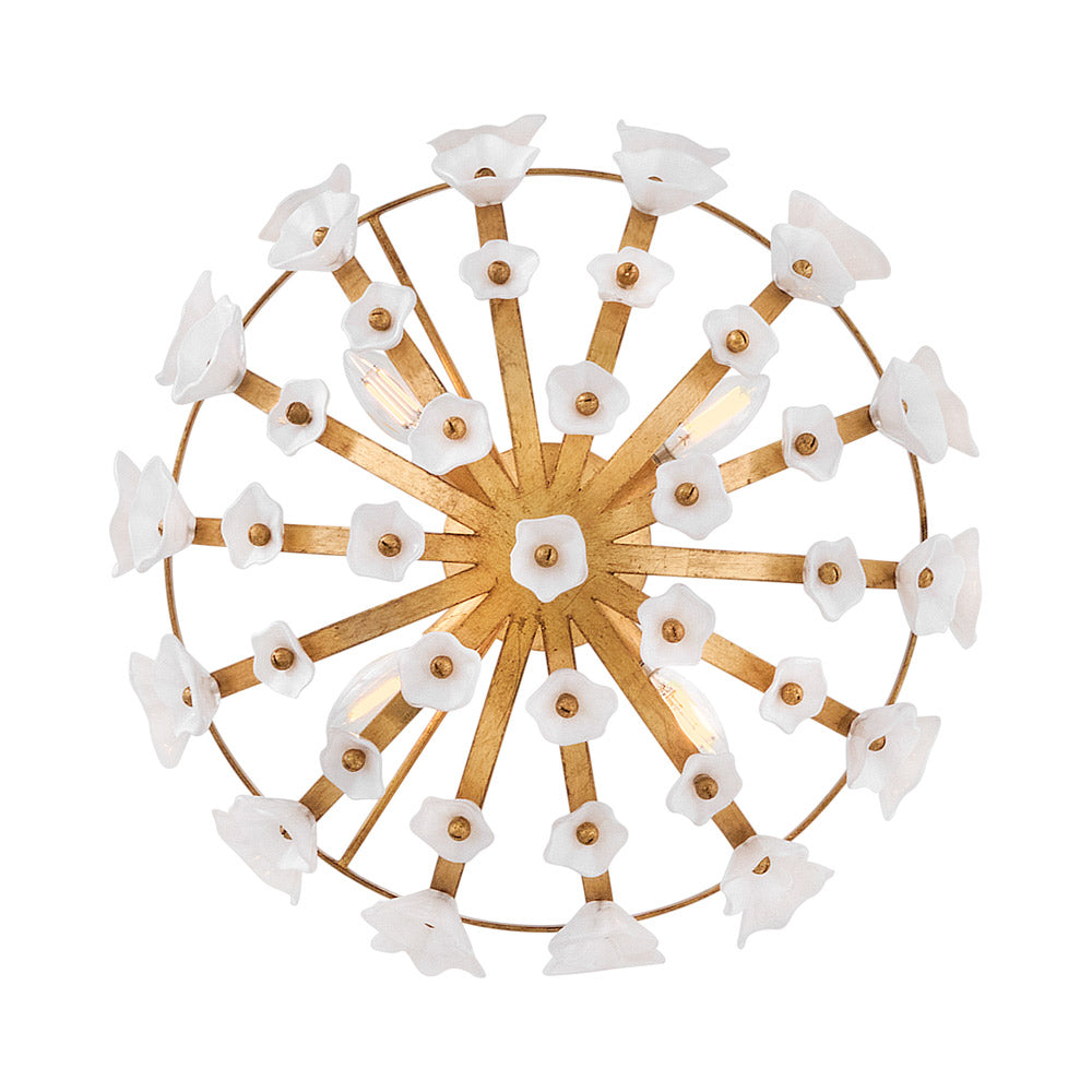 Azalea Semi Flush Mount Ceiling Light in Detail.