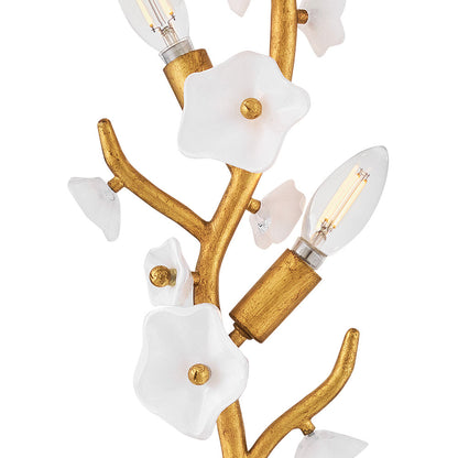 Azalea Wall Light in Detail.