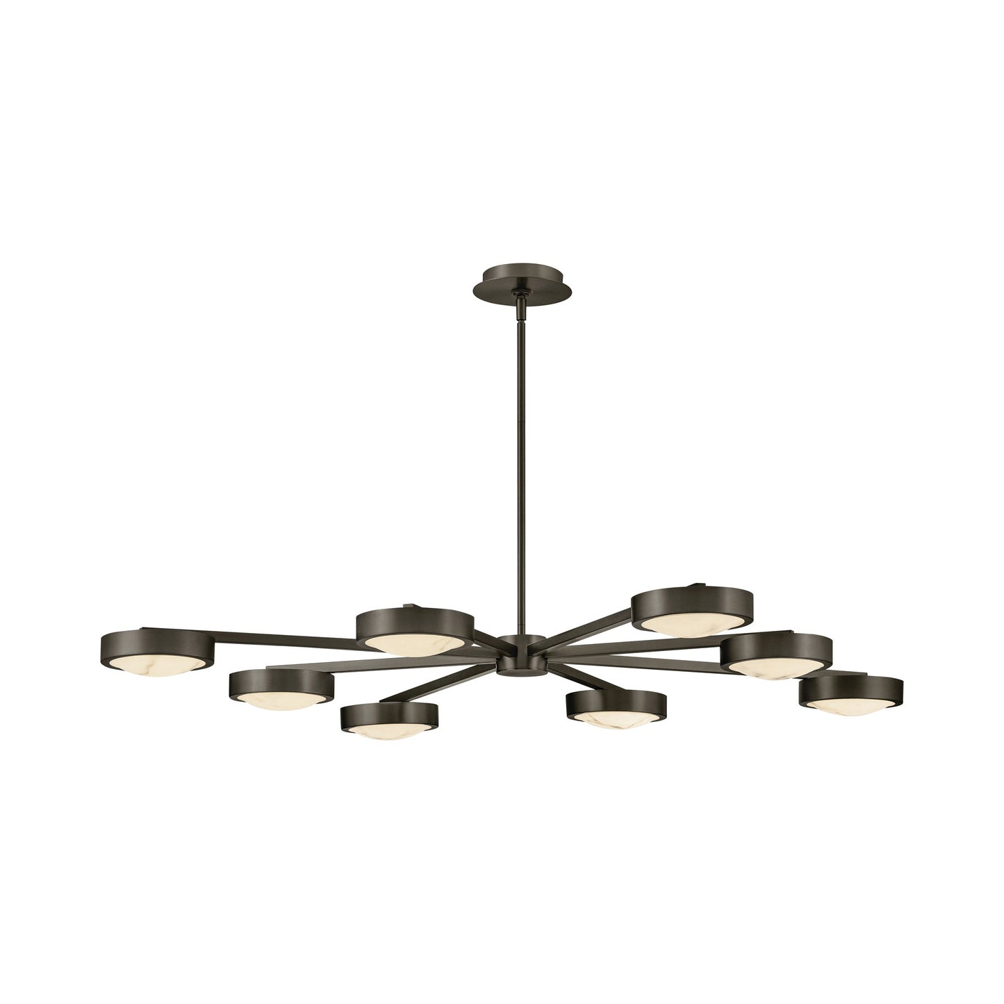 Cava LED Semi Flush Convertible Pendant Light.