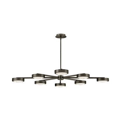 Cava LED Semi Flush Convertible Pendant Light in Detail.