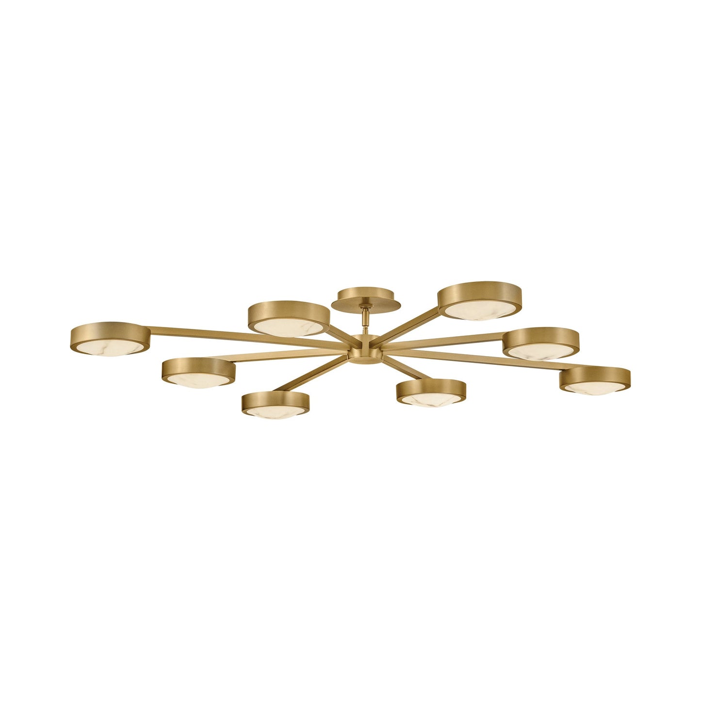 Cava LED Semi Flush Convertible Pendant Light in Detail.